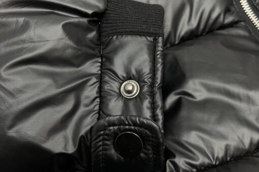 Corvidae Puffer Jacket Black shine