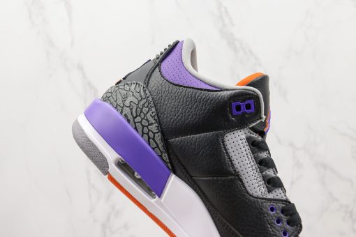 Jordan 3 Retro Black Court Purple