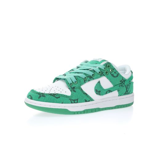 x Nike SB Dunk Low"White/Green LV Monogram"