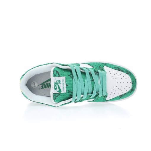 x Nike SB Dunk Low"White/Green LV Monogram"