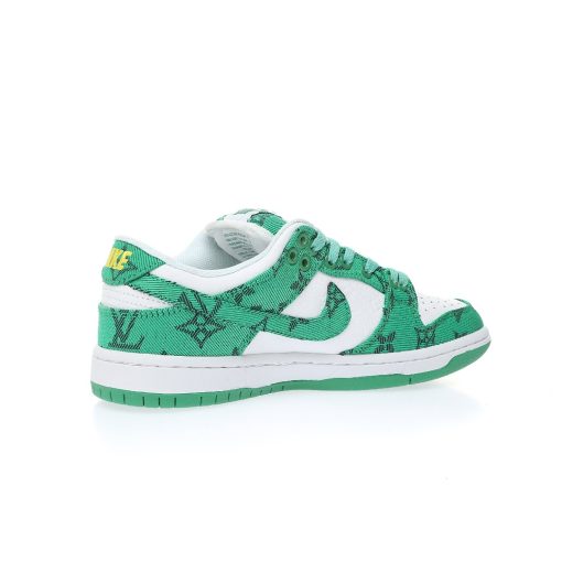 x Nike SB Dunk Low"White/Green LV Monogram"