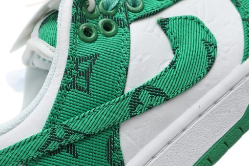 x Nike SB Dunk Low"White/Green LV Monogram"