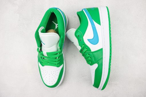 Nike Air Jordan 1 Low Lucky Green Aquatone