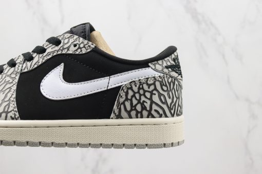 Nike Air Jordan 1 Retro Low OG Black Cement - Image 4