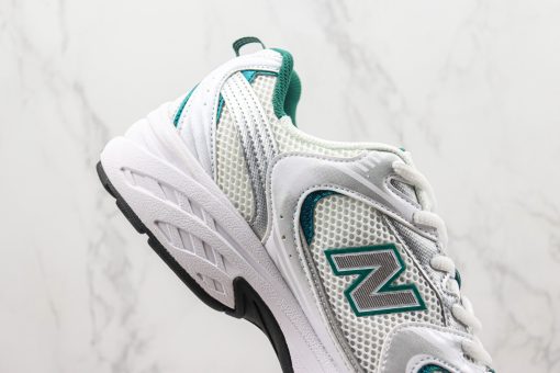 New Balance 530 White Silver Green