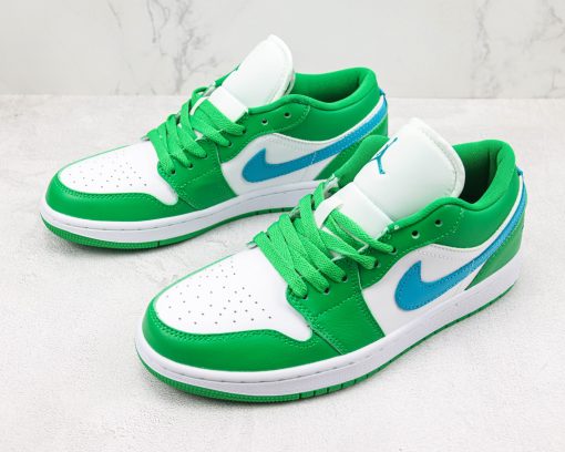 Nike Air Jordan 1 Low Lucky Green Aquatone