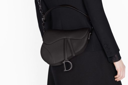 DIOR SADDLE BAG BLACK