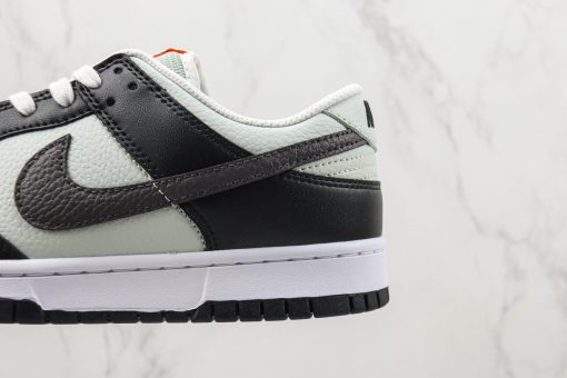 Nike Dunk Low Grey Black Orange Mini Swoosh