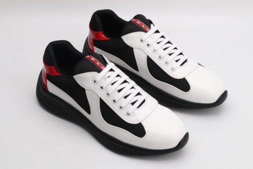 Prada America's Cup Soft rubber and bike fabric sneakers