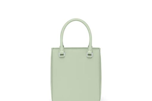 PRADA SMALL BRUSHED LEATHER TOTE