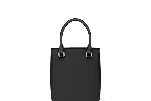 PRADA SMALL BRUSHED LEATHER TOTE