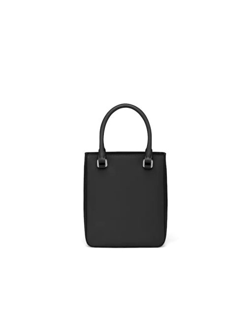 PRADA SMALL BRUSHED LEATHER TOTE