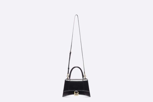 HOURGLASS SHOULDER BAG – BLACK