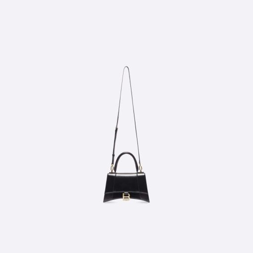 HOURGLASS SHOULDER BAG – BLACK