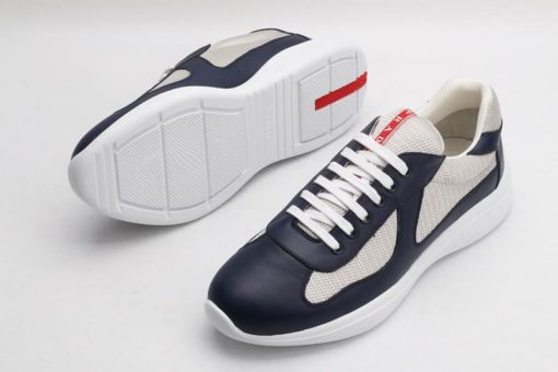 Prada America's Cup Soft rubber and bike fabric sneakers