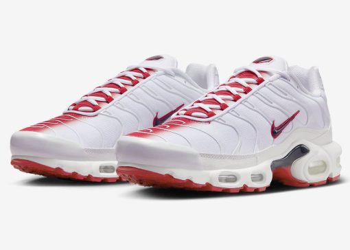 Nike Air Max Plus "White/Red" - Image 2