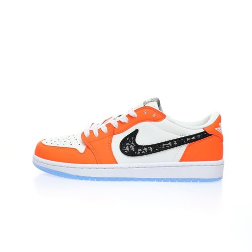 Dior x Nike Air Jordan 1 Low OG"Orange/Oblique"