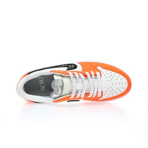 Dior x Nike Air Jordan 1 Low OG"Orange/Oblique"