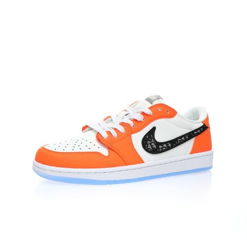 Dior x Nike Air Jordan 1 Low OG"Orange/Oblique"