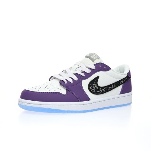 Dior x Nike Air Jordan 1 Low OG"Purple/Oblique"