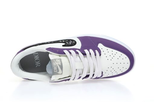 Dior x Nike Air Jordan 1 Low OG"Purple/Oblique"