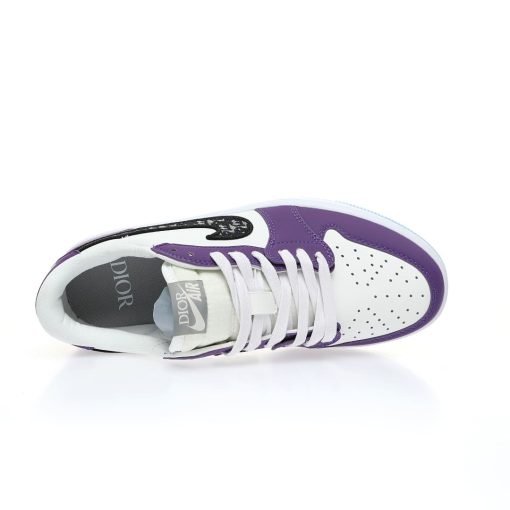 Dior x Nike Air Jordan 1 Low OG"Purple/Oblique"