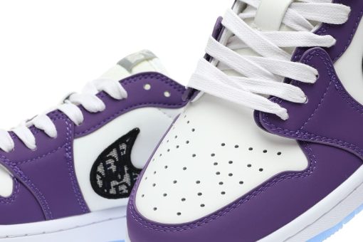 Dior x Nike Air Jordan 1 Low OG"Purple/Oblique"