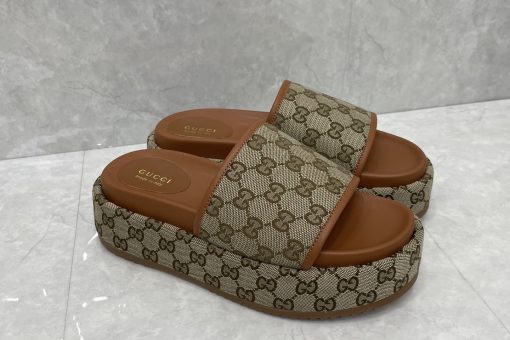 platform slide sandal