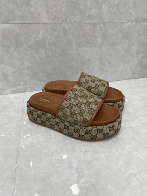 platform slide sandal