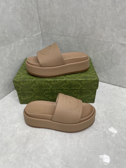 platform slide sandal