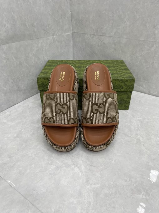 platform slide sandal