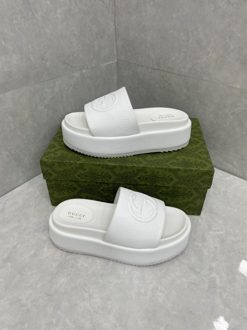 platform slide sandal