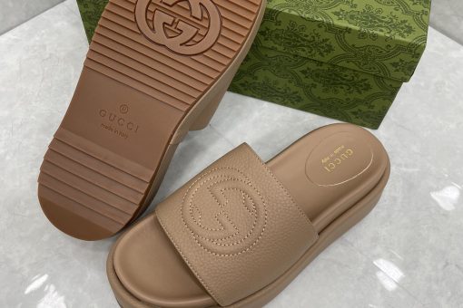 platform slide sandal