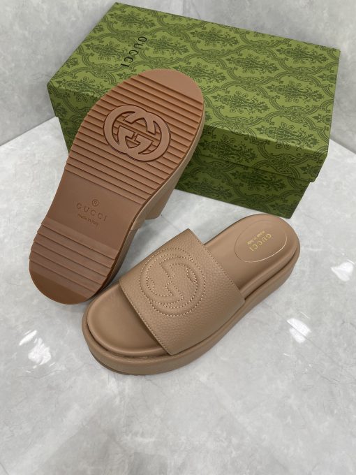 platform slide sandal