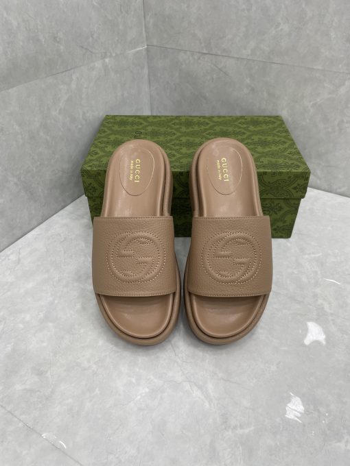 platform slide sandal