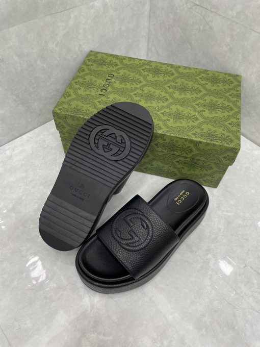 platform slide sandal