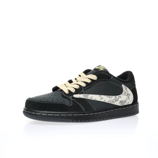 Travis Scott x Tiffany & Co. x Nike Air Jordan 1 Low OG SP"Black/Phantom/Paisley"