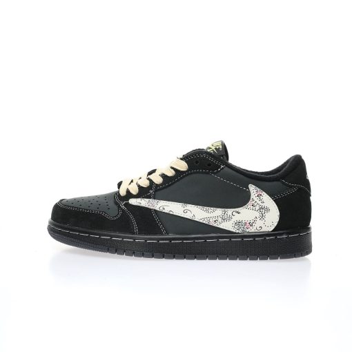 Travis Scott x Tiffany & Co. x Nike Air Jordan 1 Low OG SP"Black/Phantom/Paisley"