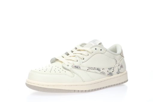 Travis Scott x Tiffany & Co. x Nike Air Jordan 1 Low OG SP"Beige/Paisley"