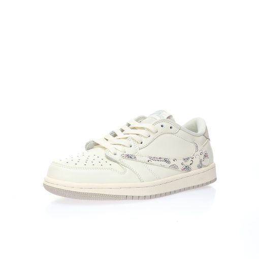 Travis Scott x Tiffany & Co. x Nike Air Jordan 1 Low OG SP"Beige/Paisley"