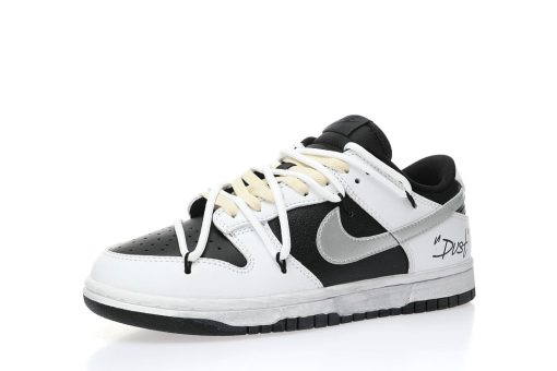 Nike SB Dunk Low Lot"White/Black/Sliver Dust"