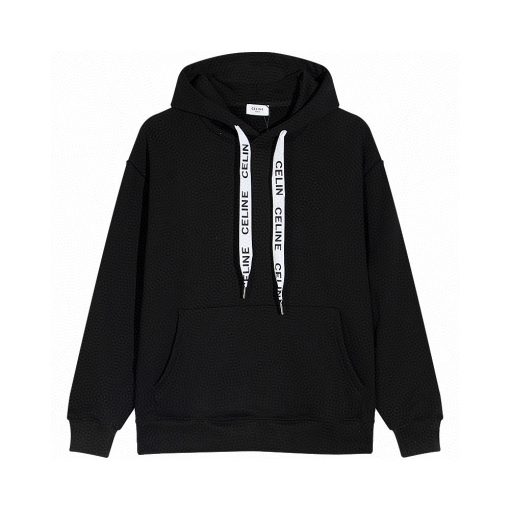 Hoodie White Black - Image 4