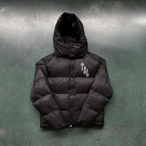 Hooded puffer-Black