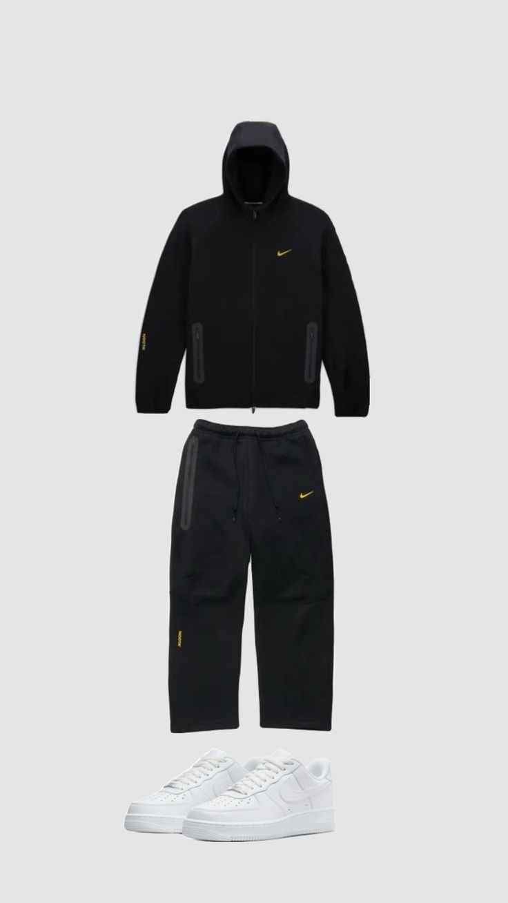 How to wear NOCTA Black Tracksuit Tech Fleece, Style Tips