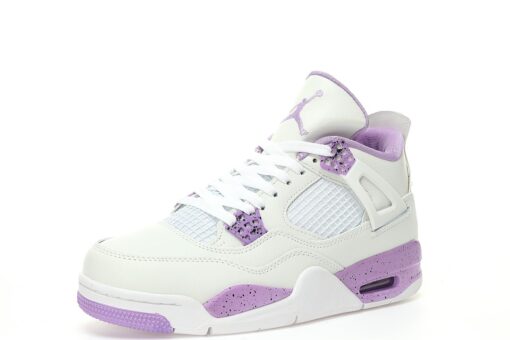 Nike Wmns Air Jordan 4 Retro"White Purple"