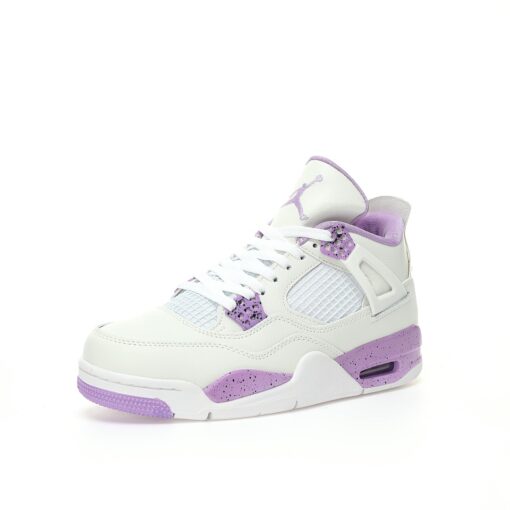 Nike Wmns Air Jordan 4 Retro"White Purple"