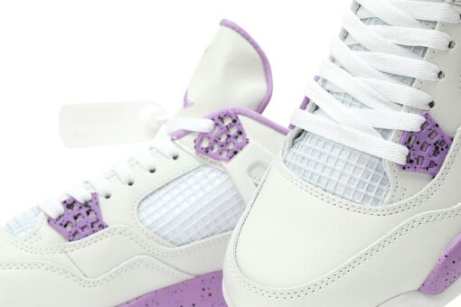 Nike Wmns Air Jordan 4 Retro"White Purple"