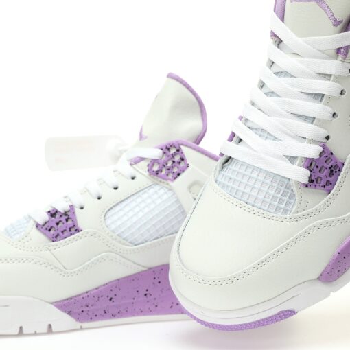 Nike Wmns Air Jordan 4 Retro"White Purple"