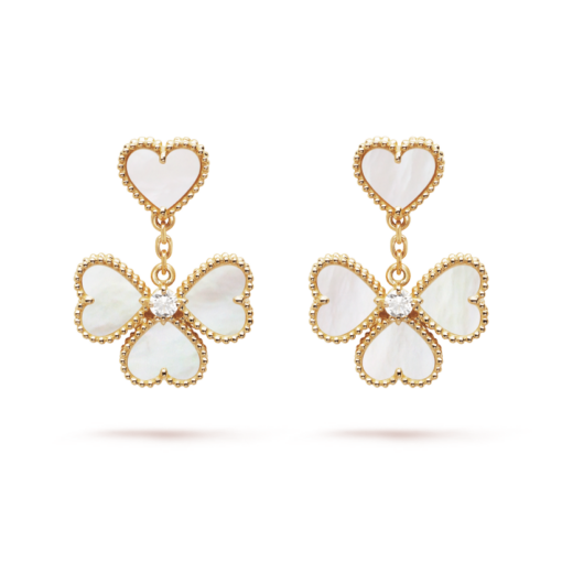 Sweet Alhambra effeuillage earrings