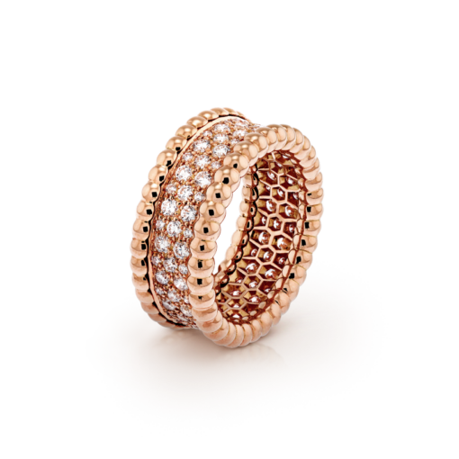 Perlée diamonds ring